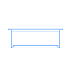Furniture Benches Grinda Bench Outline Icon Svg Set, Free Vectors File